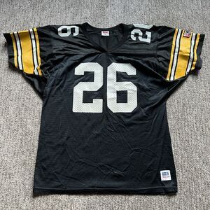 Authentic Rod Woodson Wilson Pittsburgh Steelers Authentic Black Jersey SZ L